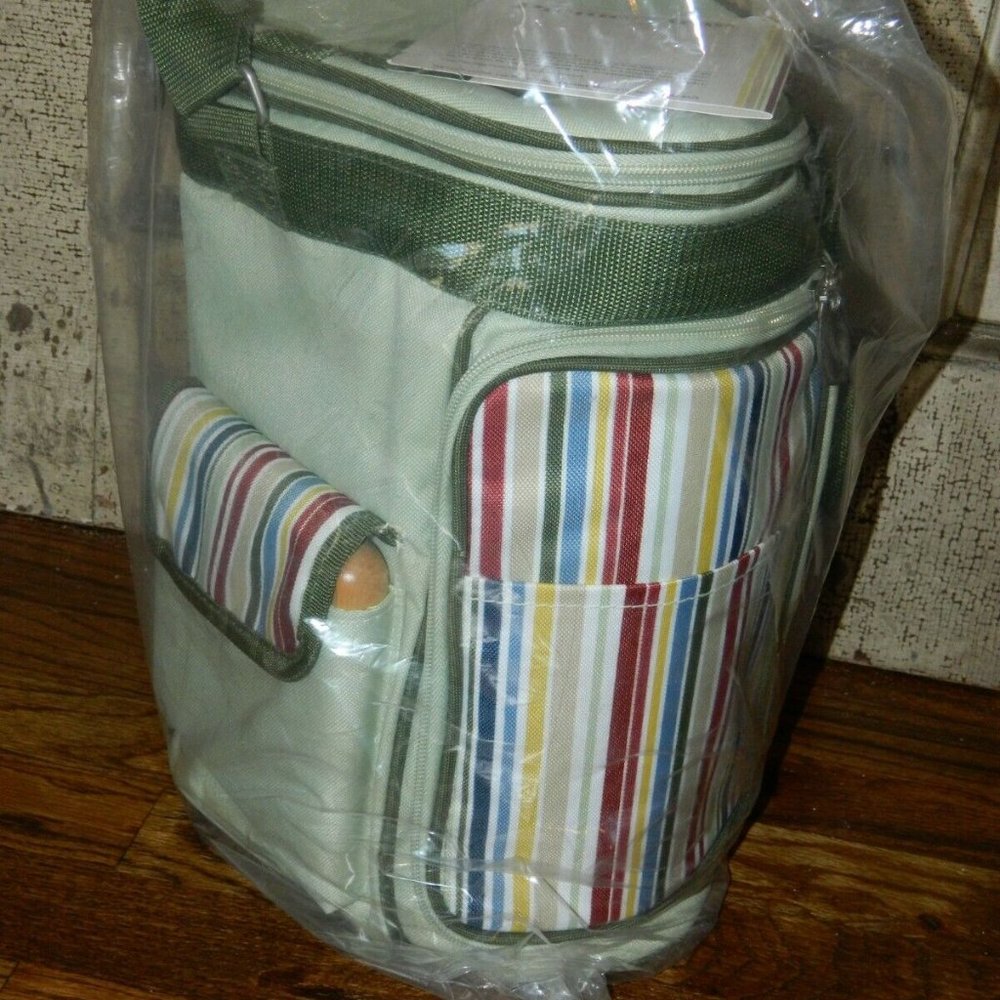 Picnic Time Meritage Wine & Cheese Tote Riviera Collection